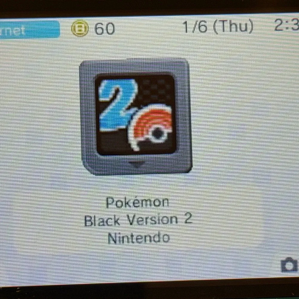 Pokemon Black Version 2 Nintendo DS Game TWL-IREO-USA Authentic Tested